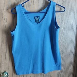 Patagonia blue organic cotton tank